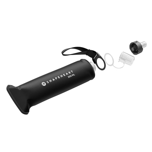 3D-Ansicht des Produkts – Flexible Trinkflasche 300ml Shapeheart