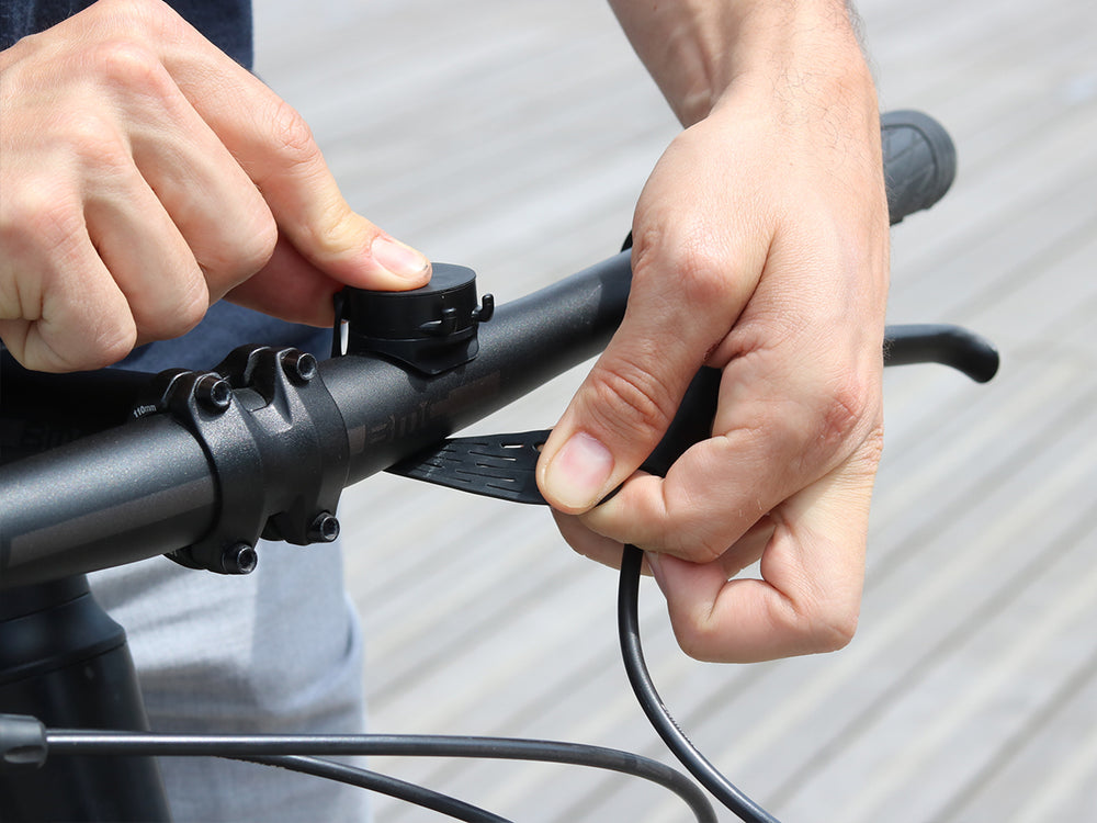 Handyhalterung für Fahrrad mit Metallplatte