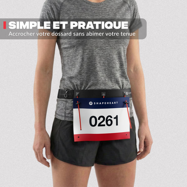 Seconde vue du produit – Ceinture porte dossard Shapeheart