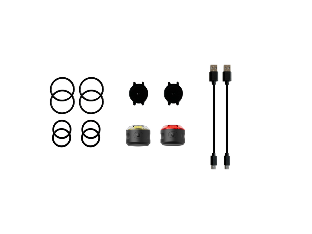 Mini magnetisches Vorder- und Rücklicht 