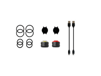 Mini magnetisches Vorder- und Rücklicht 