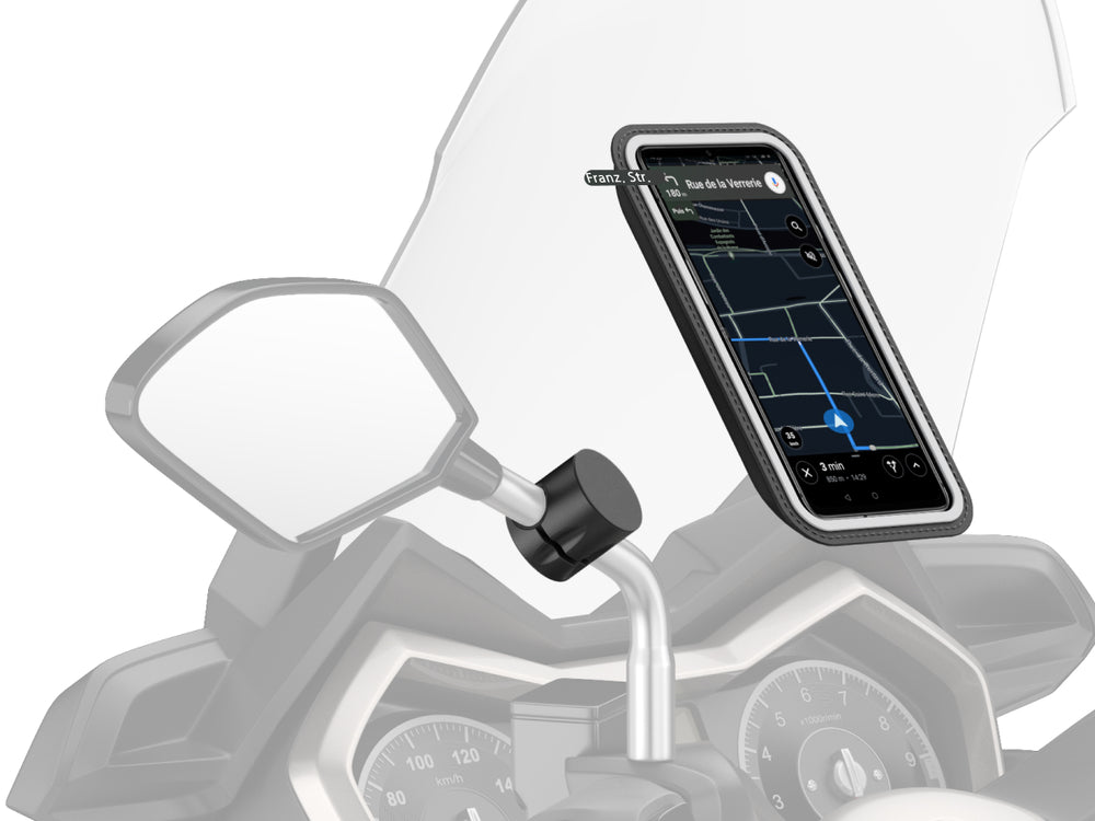 Handyhalterung für Scooter-Rückspiegel