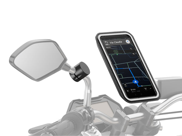 Handyhalterung für Motorrad-Rückspiegel