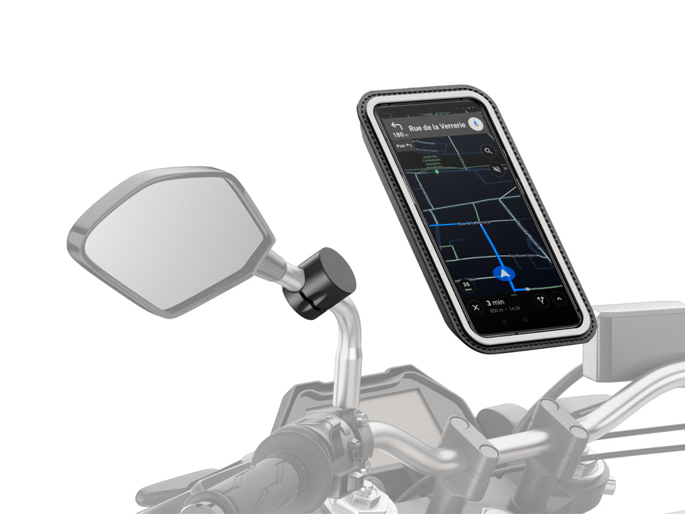 Handyhalterung für Motorrad-Rückspiegel