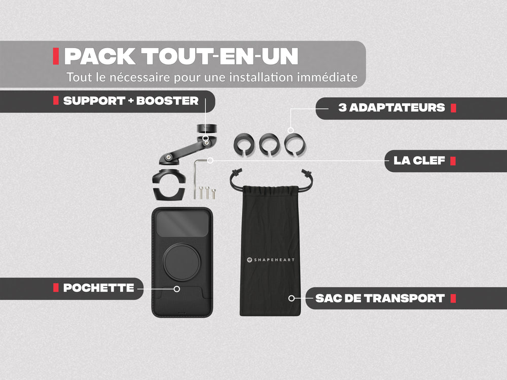 Handyhalterung für Motorrad PRO BOOST