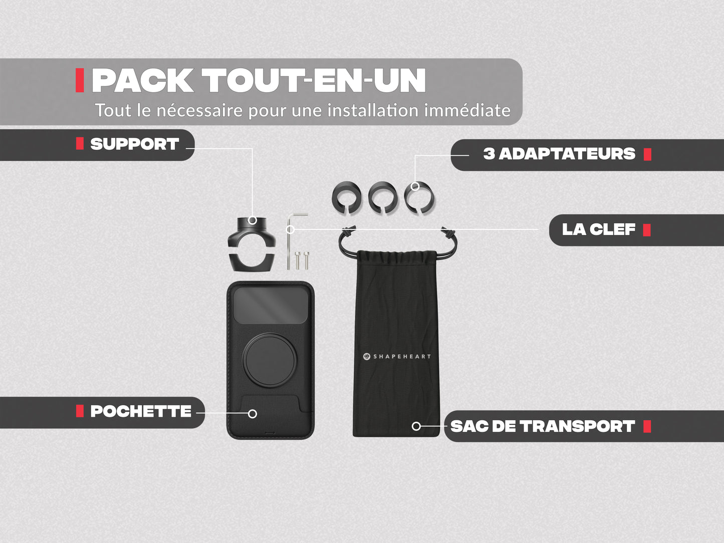 Handyhalterung für Motorrad PRO