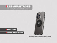 PRO Motorrad-Telefonhalter mit Metallplatte