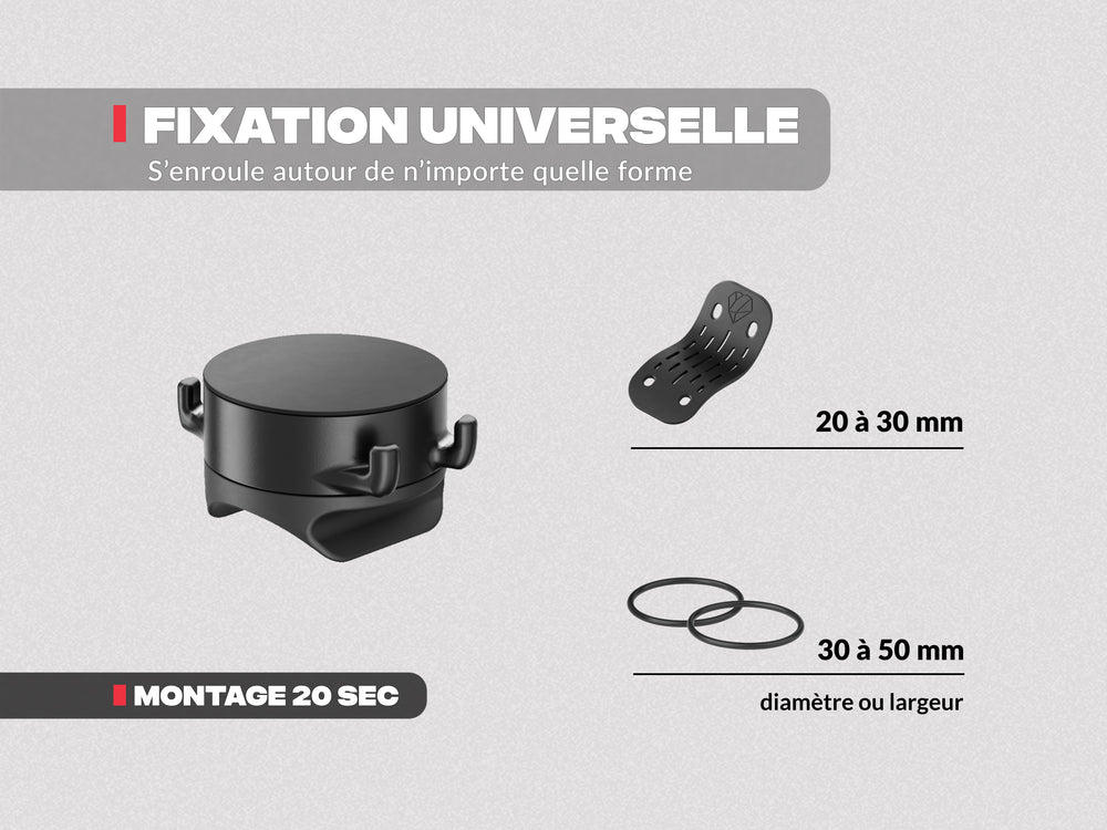 Handyhalterung für Motorrad mit Metallplatte