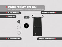 Handyhalterung für Motorrad mit Metallplatte