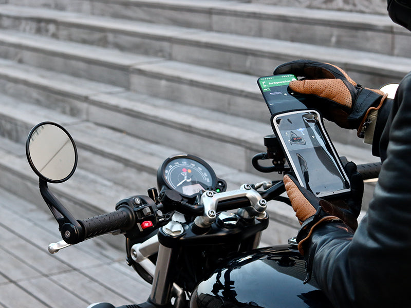 Packen Sie 2 Motorrad-Telefonhalter ein