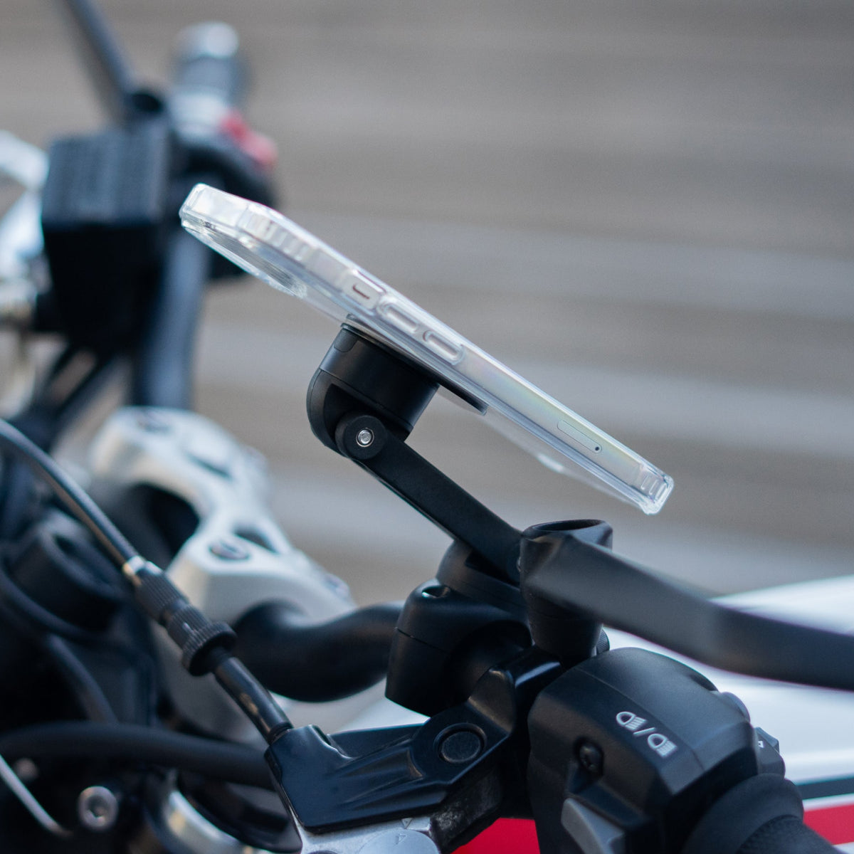 Metallplatte und Touch-Tasche – Motorrad-Handyhalterung PRO BOOST Shapeheart